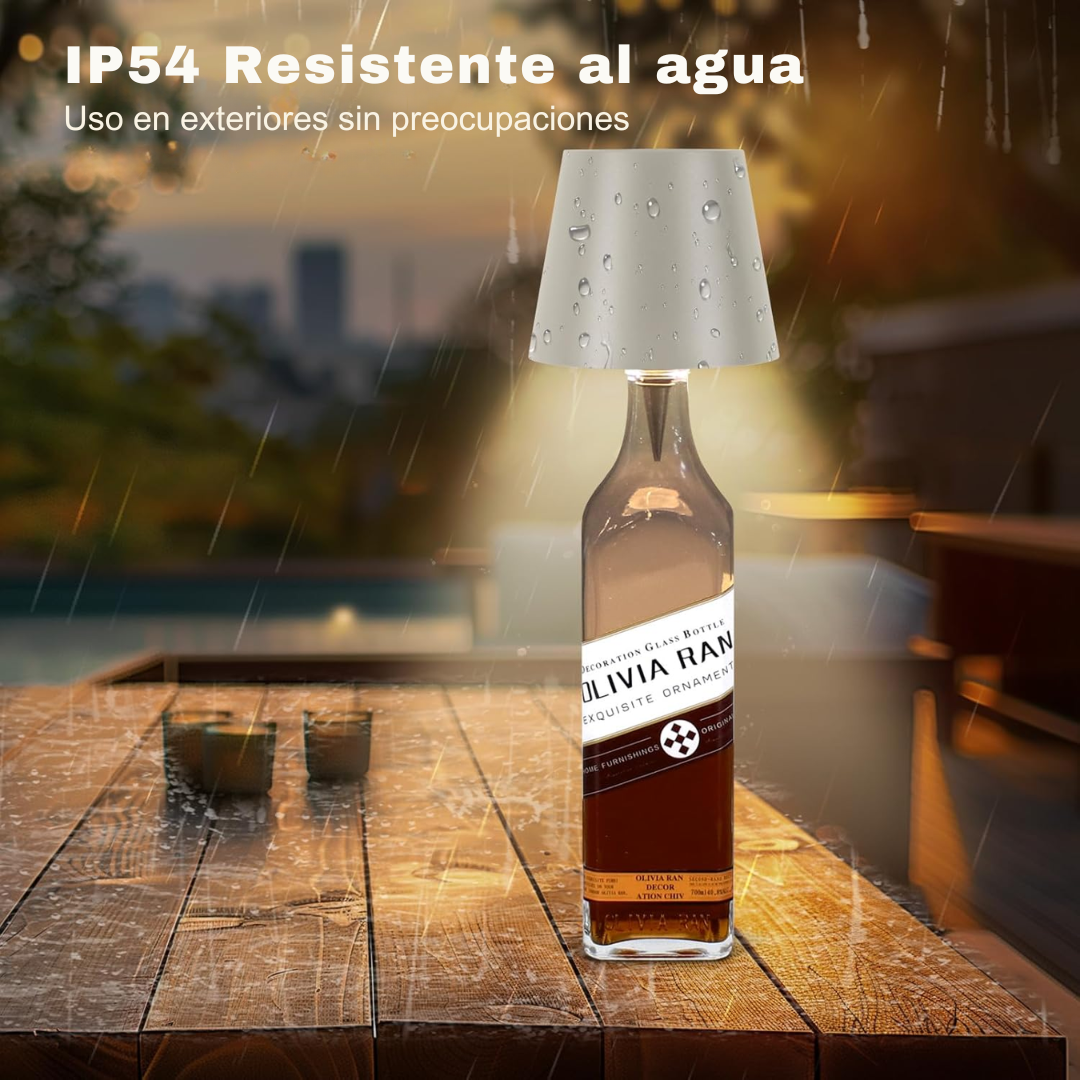 Lámpara para Botellas con Control Táctil